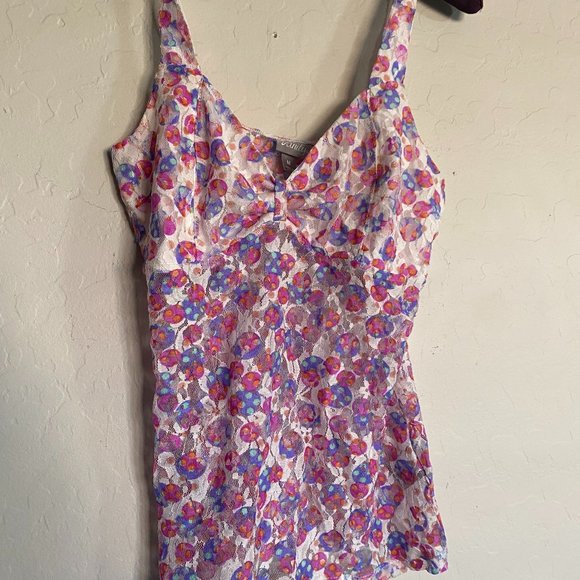 Vanity Tops - Vanity Lace Tank Top Size M